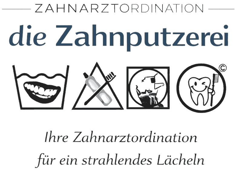 Logo der Zahnarztordination die Zahnputzerei — Ihre Zahnarztordination für ein strahlendes Lächeln